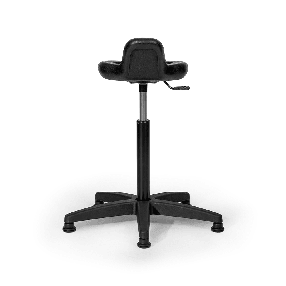 Ergonomischer PU Arbeitshocker höhenverstellbar--3