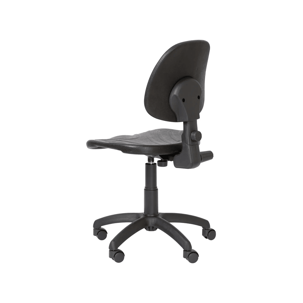 Arbeitsdrehstuhl aus PU-Schaum höhenverstellbar mit Rollen--2