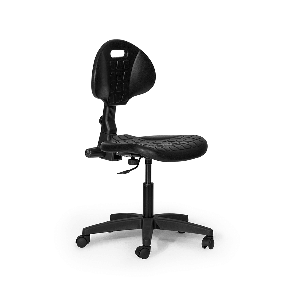 Ergonomischer PU-Werkstattdrehstuhl--0