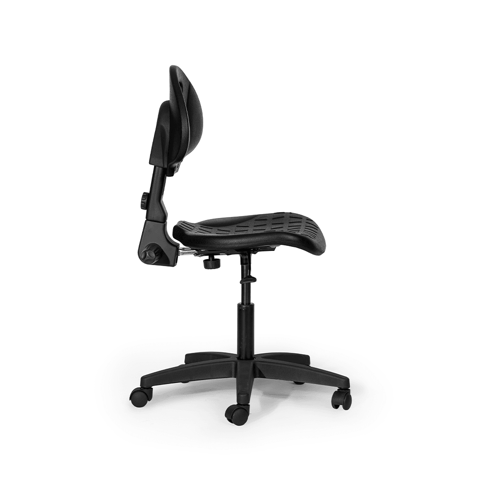 Ergonomischer PU-Werkstattdrehstuhl--1
