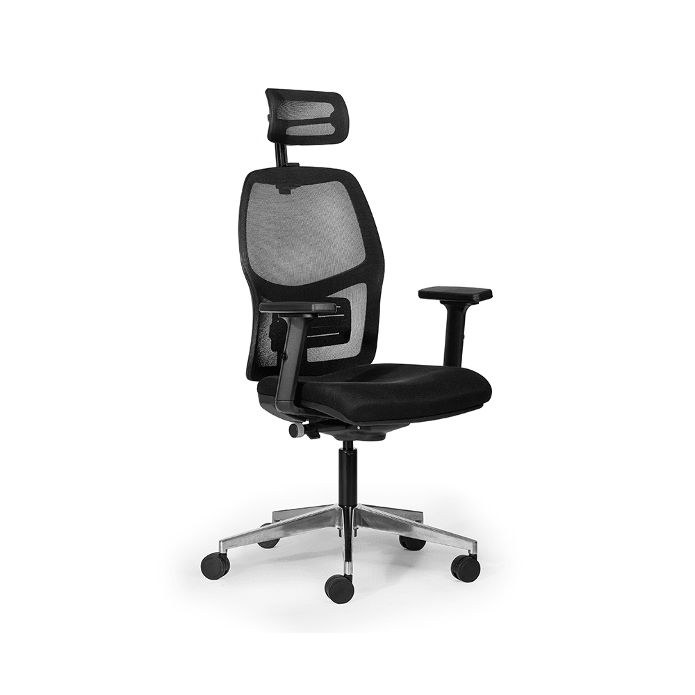 Ergonomischer Bürostuhl mit Netzrücken--0