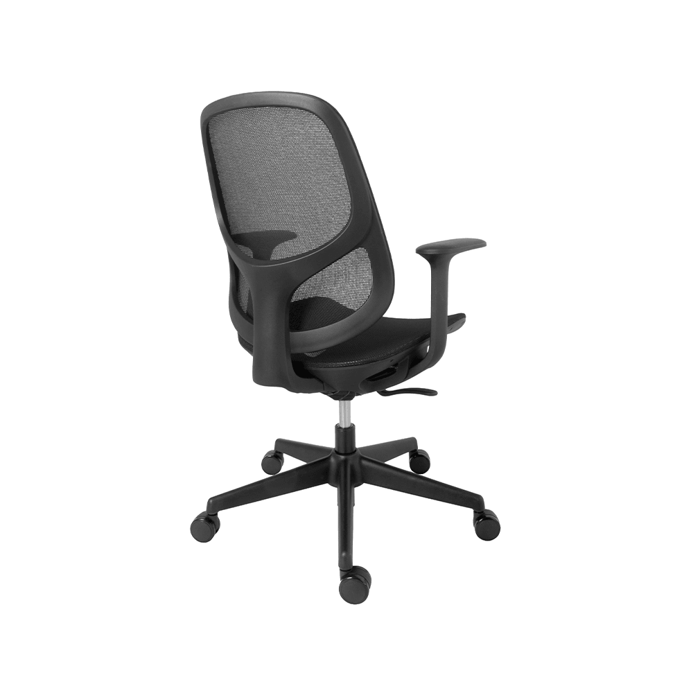 Ergonomischer Netzbürostuhl mit Wippmechanik--0