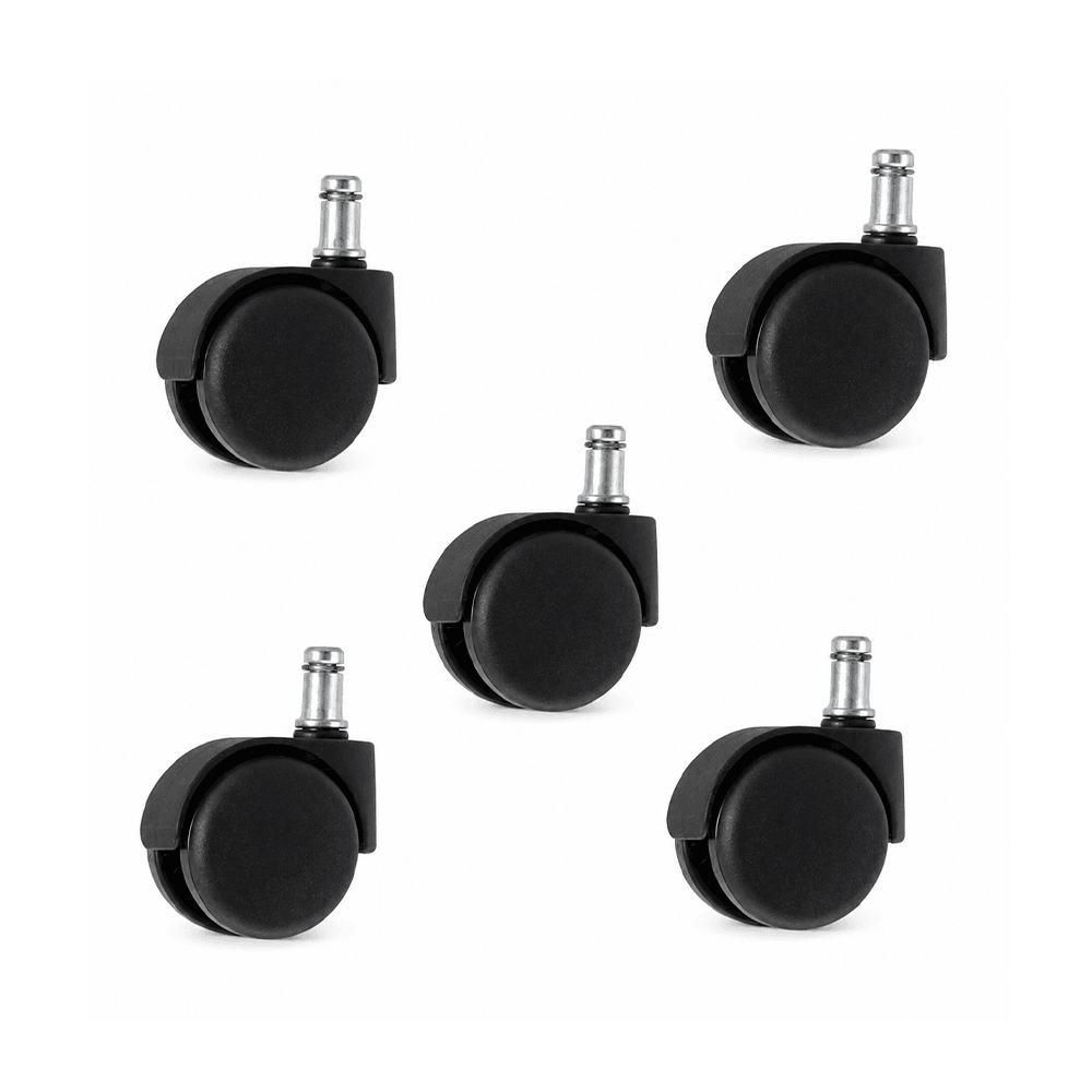 Bürostuhlrollen mit 11 mm Stift (5er-Set)